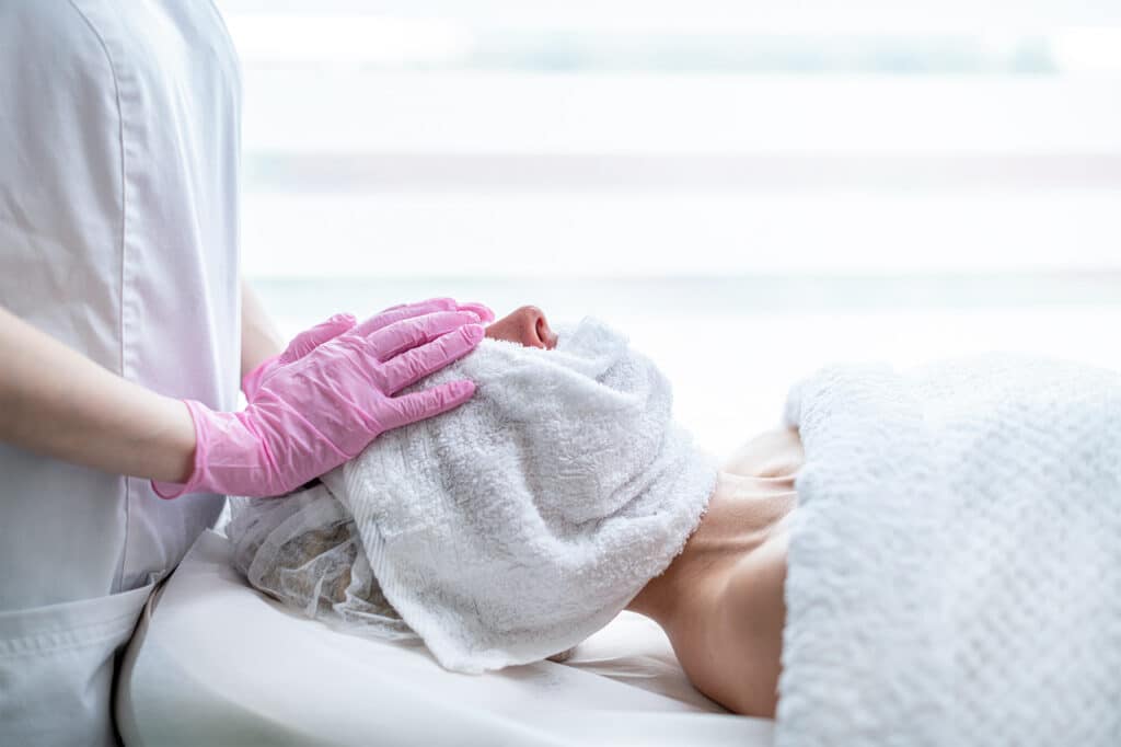 Behandling handduk